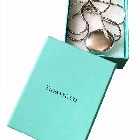 Tiffany & Co. Jewelry - Tiffany & Co. Silver Oval Locket